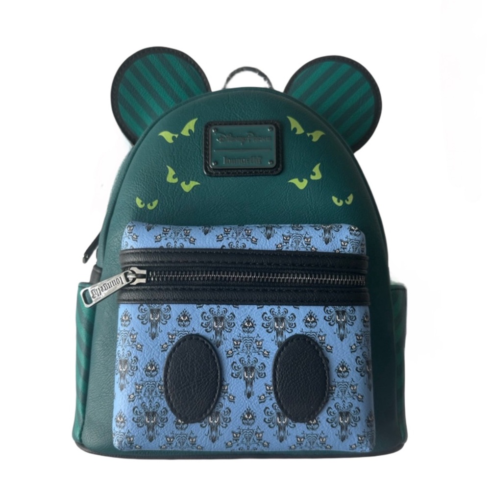 Loungefly Haunted Mansion Mickey Mouse: The Main Attraction Backpack, NWT